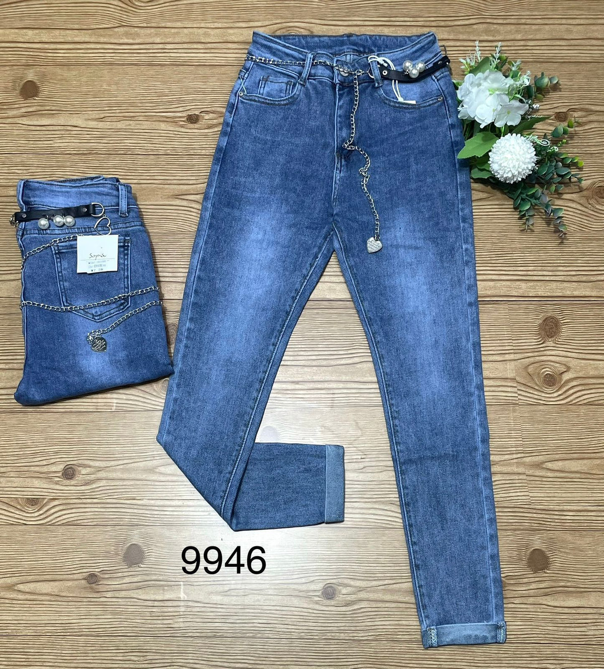 Jeans Corte Skinny Clásico para Dama - SU9946