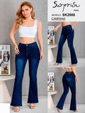 Jeans Campana Denim Osculo liso  - Modelo SK2668