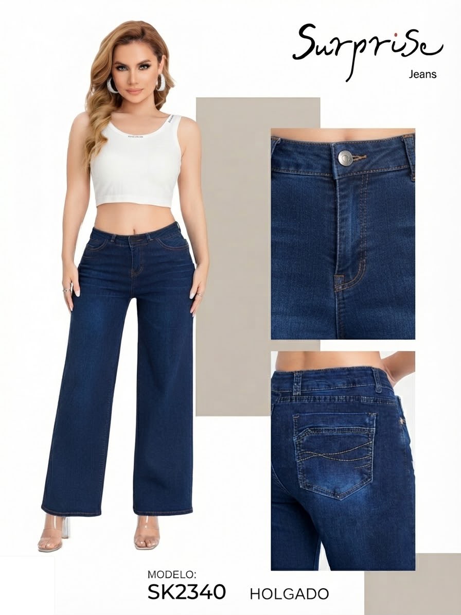 Pantalón Holgado Especial para Dama - SK2340