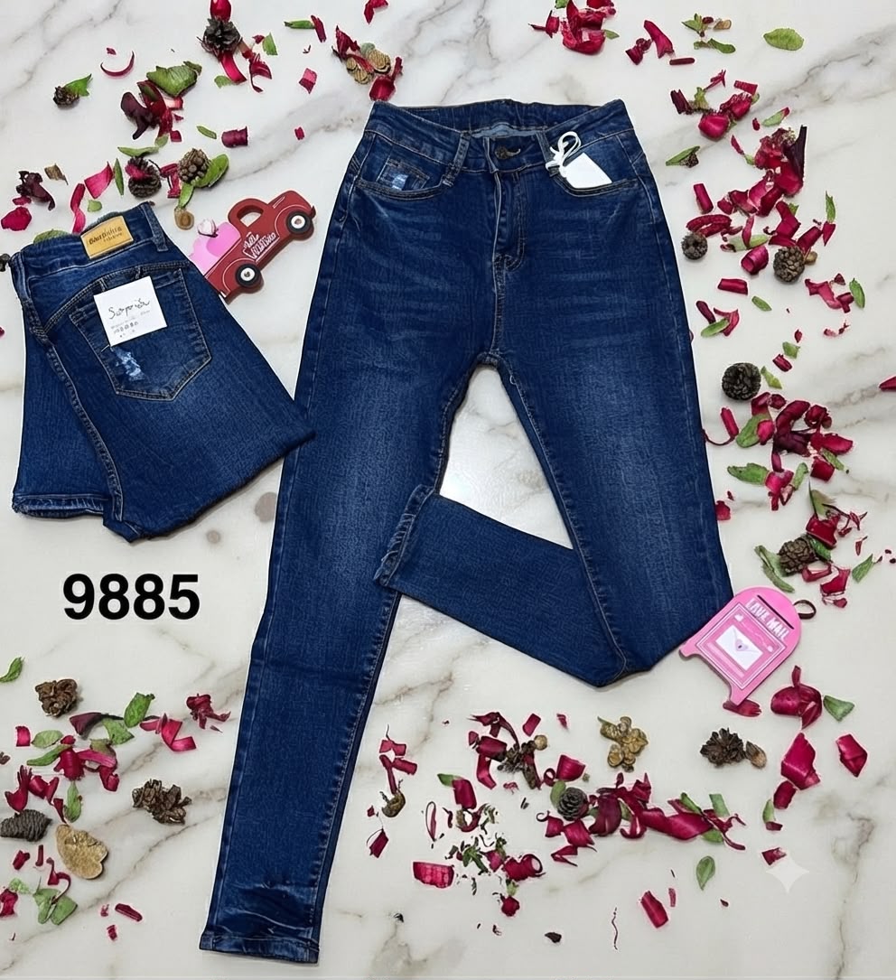 Jeans Corte Skinny Clásico para Dama - SU9885