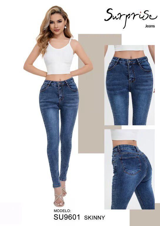 Jeans Corte Skinny Clásico para Dama - SU9601