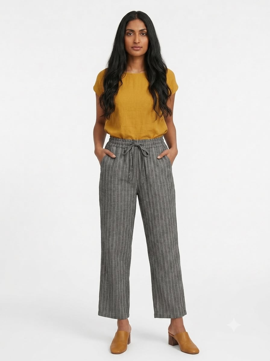 Pantalón Pierna Ancha Talla Grande para Dama - WS831
