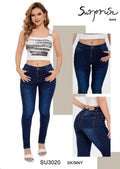 Jeans Skinny Tiro Alto para Dama - SU3020