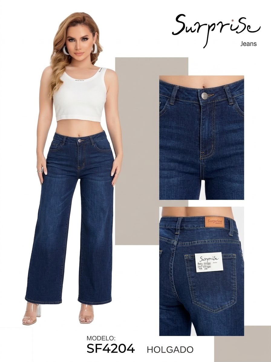 Pantalón corte Holgado para Dama - SF4204