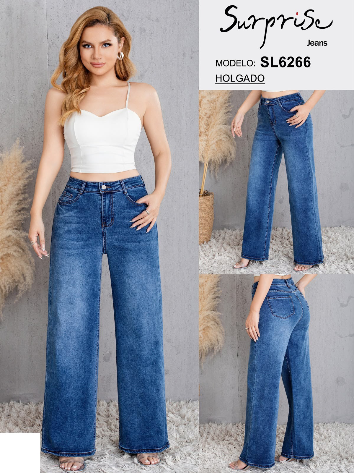 Pantalón corte Holgado para Dama - SL6266