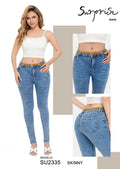 Jeans Skinny Tiro Alto para Dama - SU2335