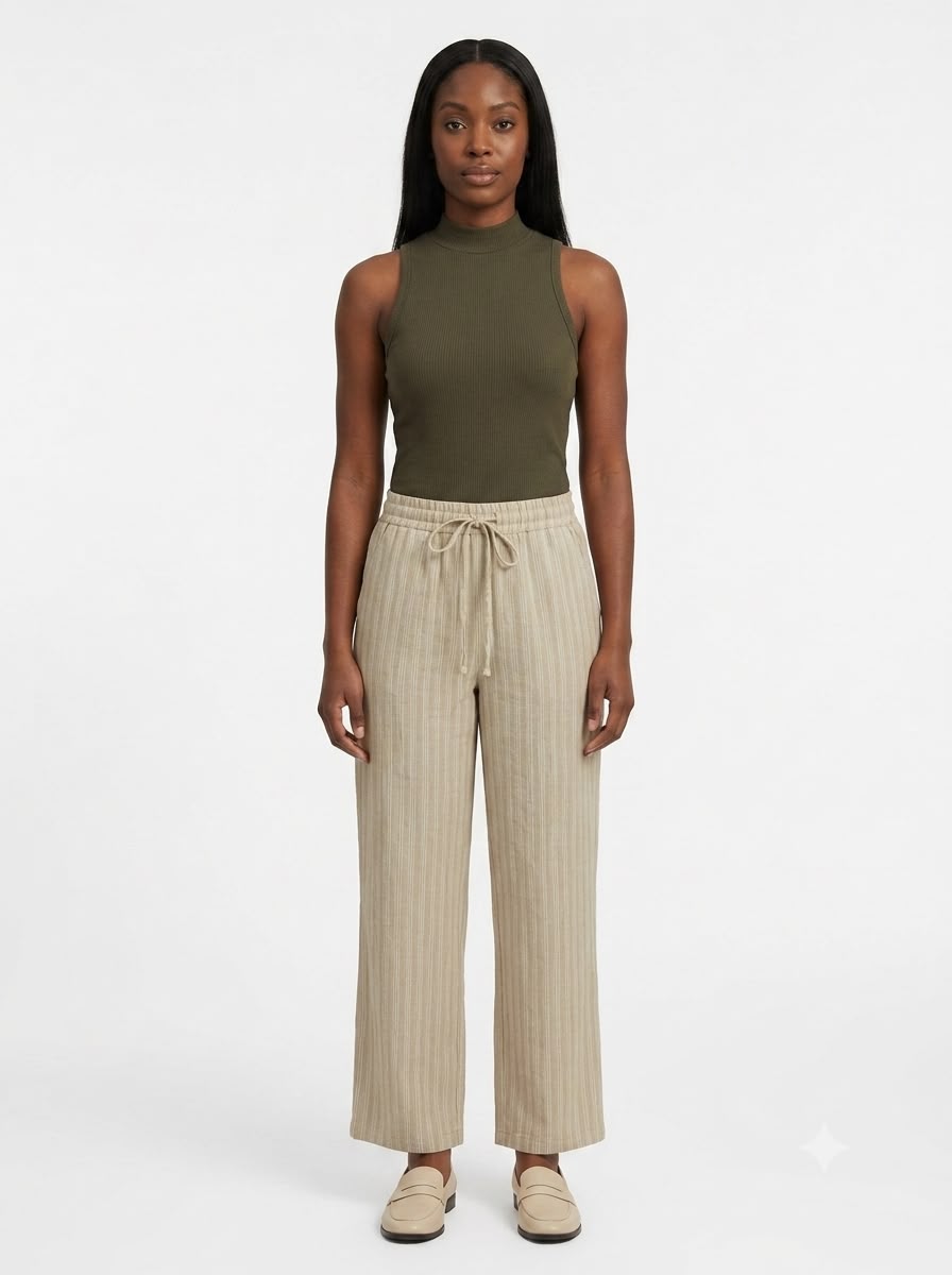 Pantalón Pierna Ancha Talla Grande para Dama - WS831