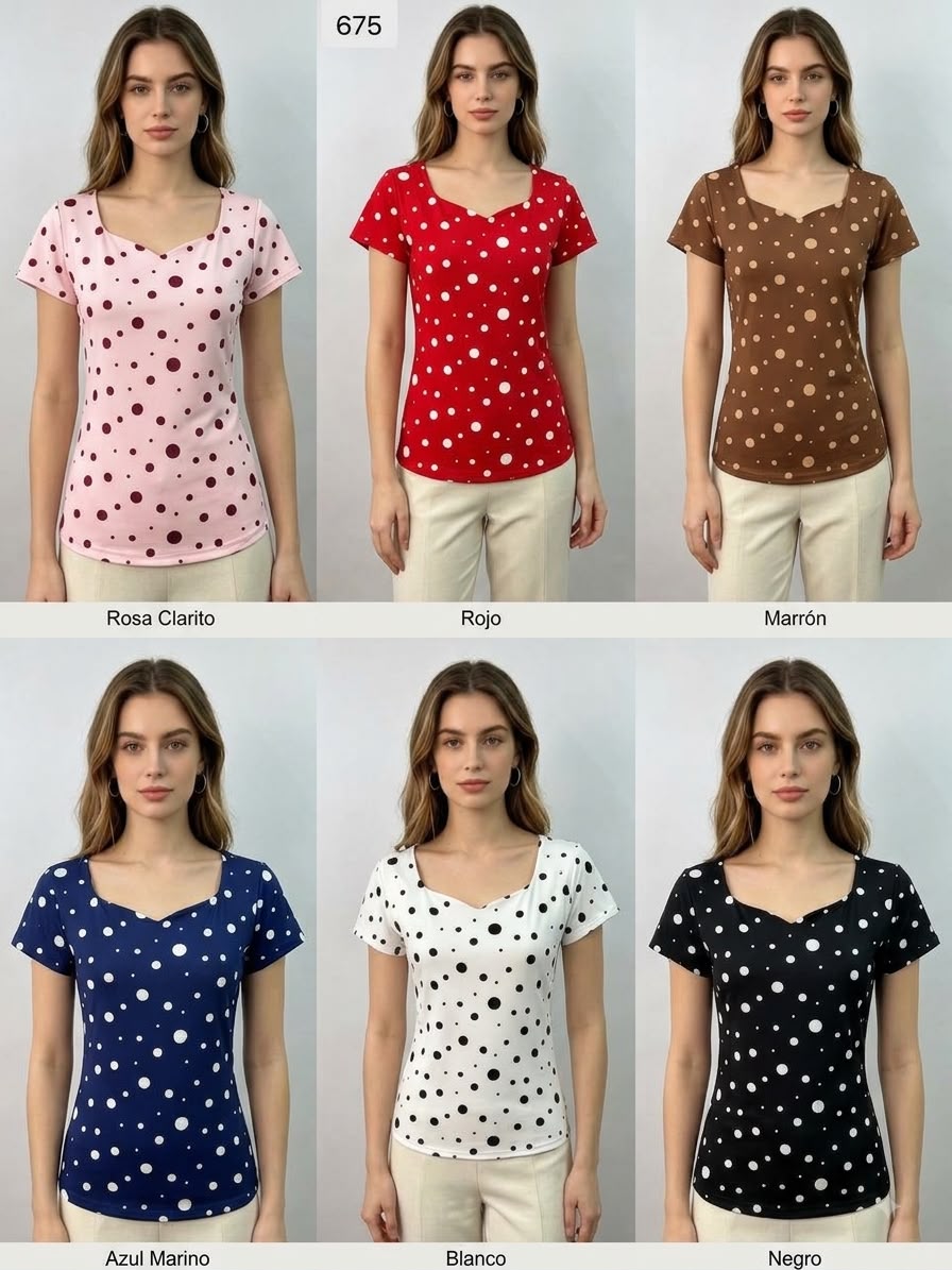Blusa Casual Elegante para Dama - 675