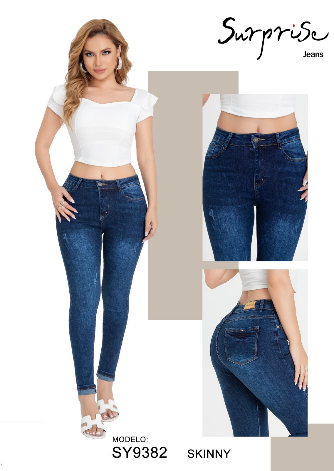 Pantalón Skinny para Dama - SY9382