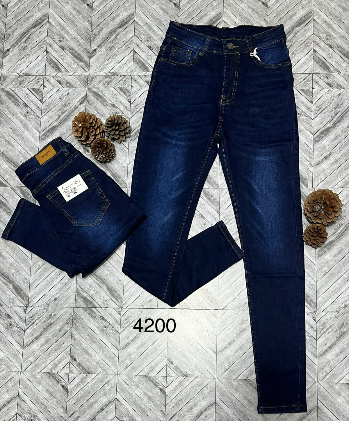 Jeans Corte Skinny Clásico para Dama - SU4200