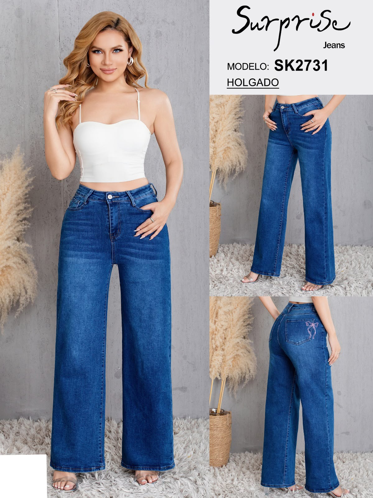 Pantalón corte Holgado para Dama - SK2731