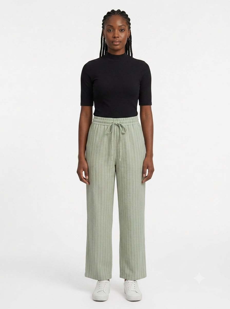 Pantalón Pierna Ancha Talla Grande para Dama - WS831