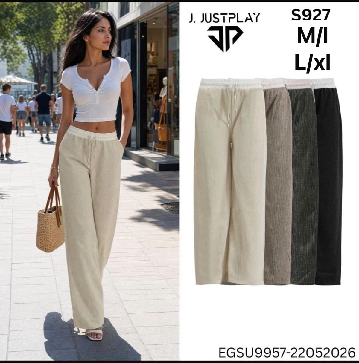 Pantalón corte Pants para Dama - S-927
