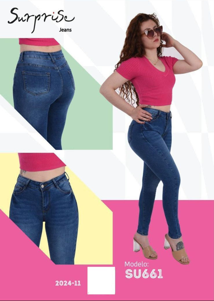 Jeans Skinny para Dama - SU661
