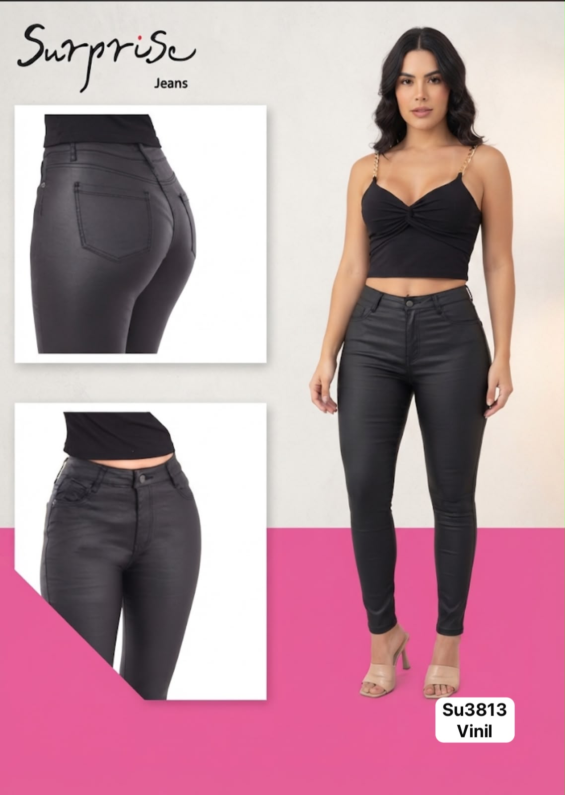 Jeans Corte Skinny Clásico para Dama - SU3813