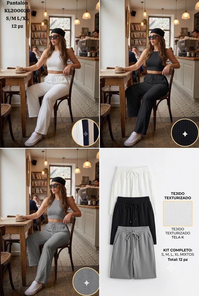 Pantalón Casual Holgado para Dama - KL200026