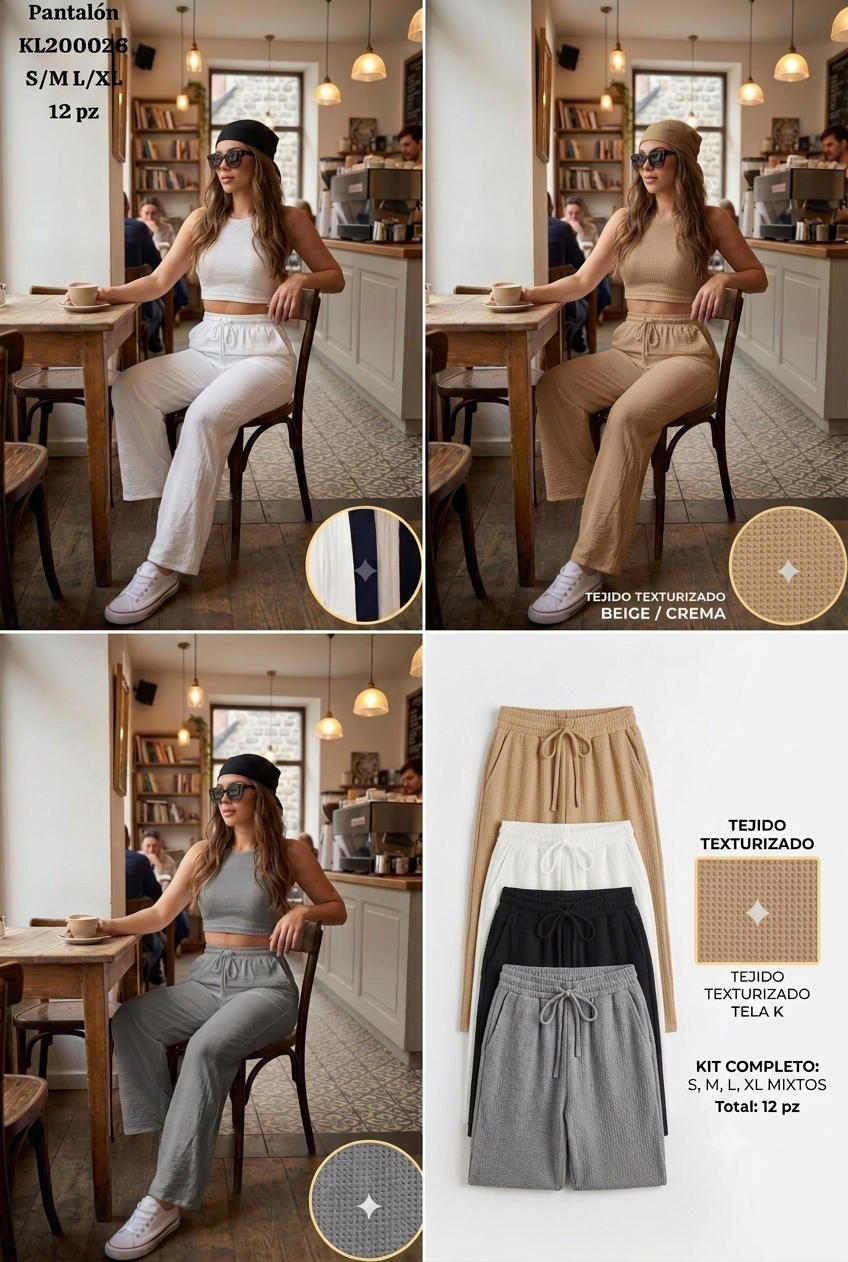 Pantalón Casual Holgado para Dama - KL200026