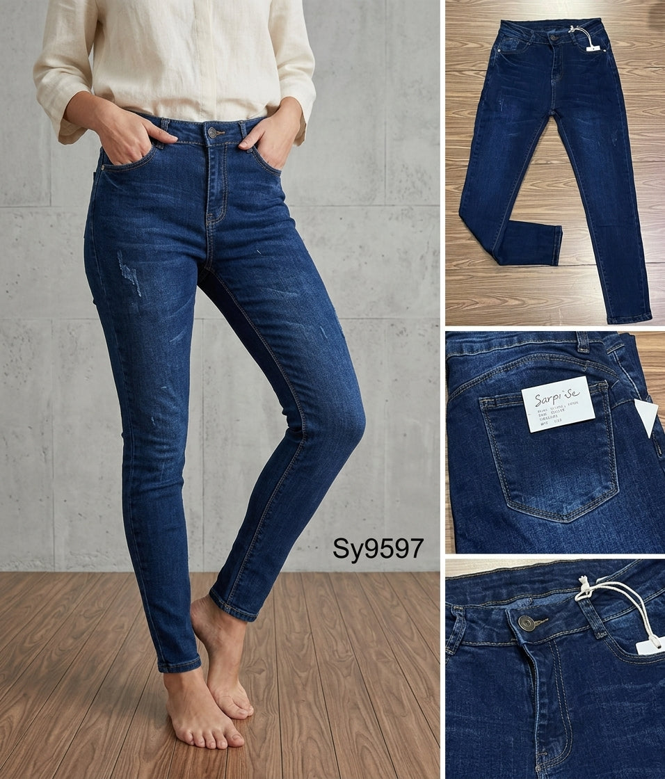 Jeans Corte Skinny para Dama - SY9597