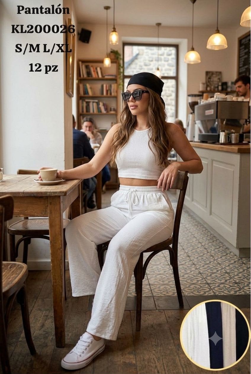 Pantalón Casual Holgado para Dama - KL200026