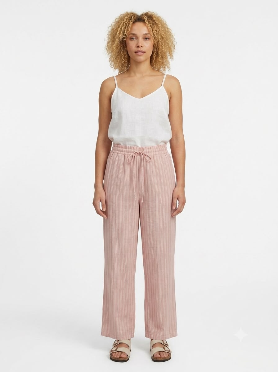 Pantalón Pierna Ancha Talla Grande para Dama - WS831