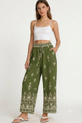 Pantalón Pierna Ancha Multicolor para Dama - JR-2007