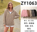 Sudadera con cierre y capucha para Dama - ZY1063