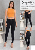 Jeans Skinny Denim Negro Liso  - Modelo 795