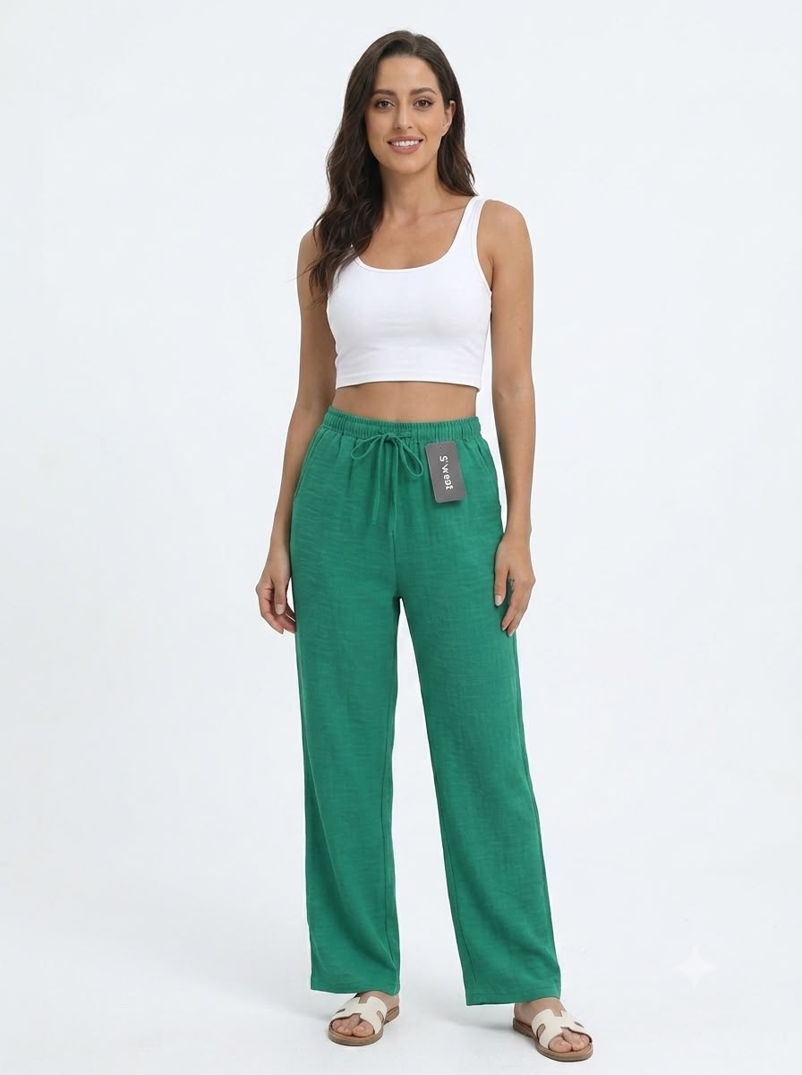 Pantalón Pierna Ancha Talla Extra Colores Vivos - M5260