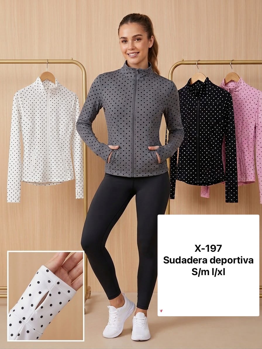 Sudadera Deportiva Bolas  - Modelo X197