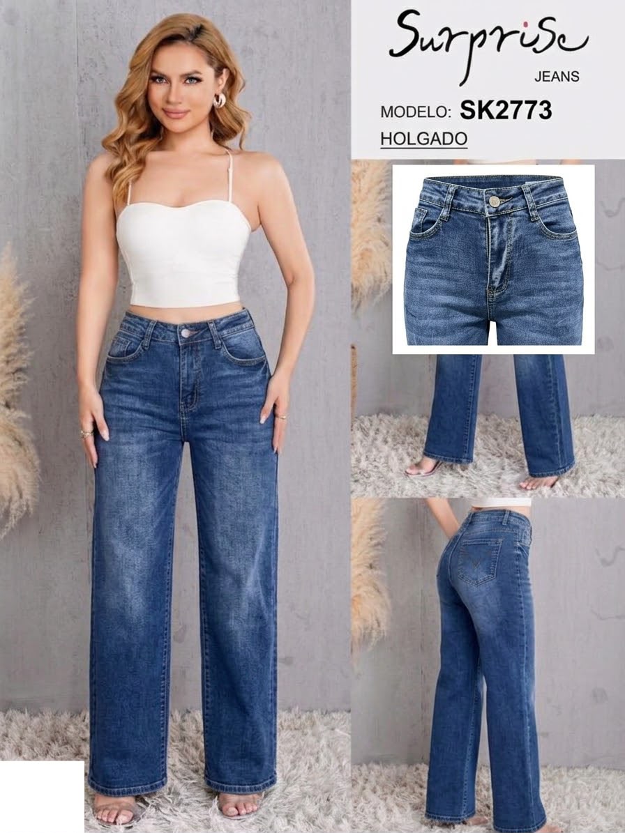 Pantalón corte Holgado Especial para Dama - SK2773