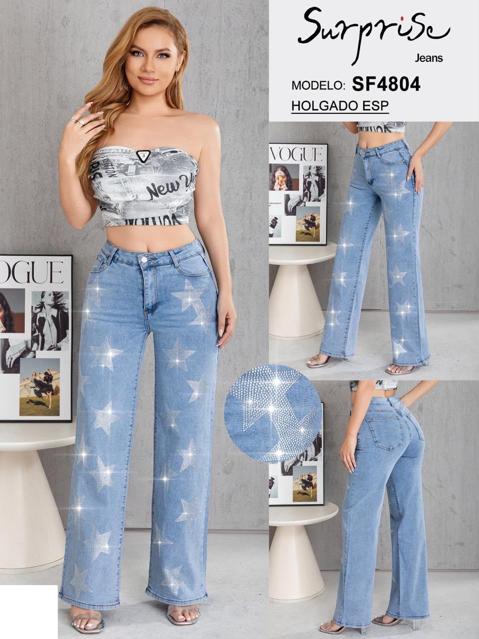 Pantalón Holgado Especial para Dama - SF4804