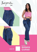 Jeans Corte Cargo para Dama - SU0890