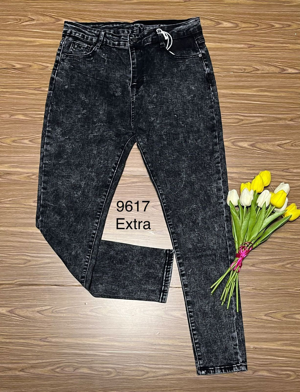 Jeans Skinny Extra Tiro Alto Tallas Extra para Dama - SU9617