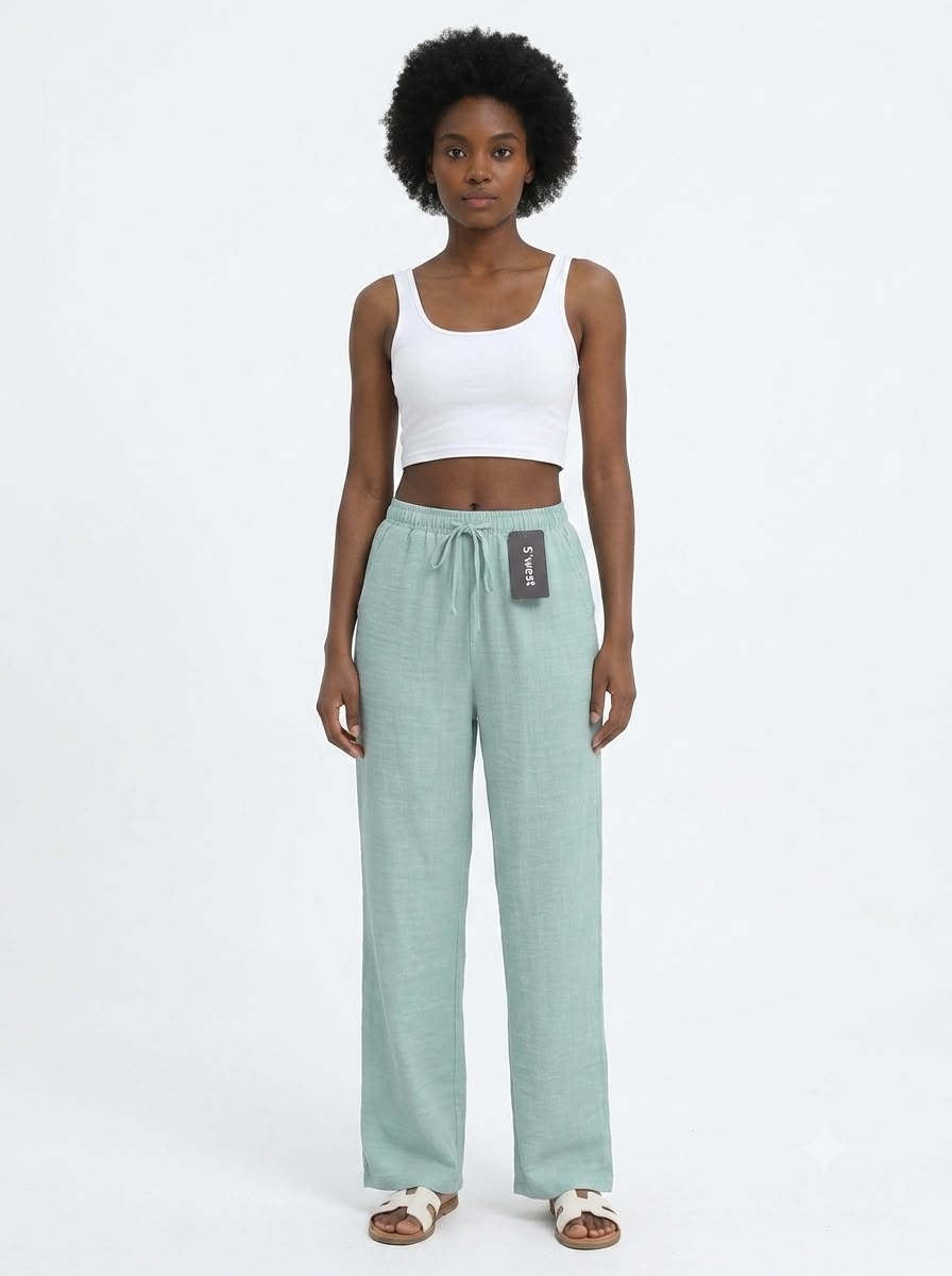 Pantalón Pierna Ancha Talla Extra Colores Vivos - M5260