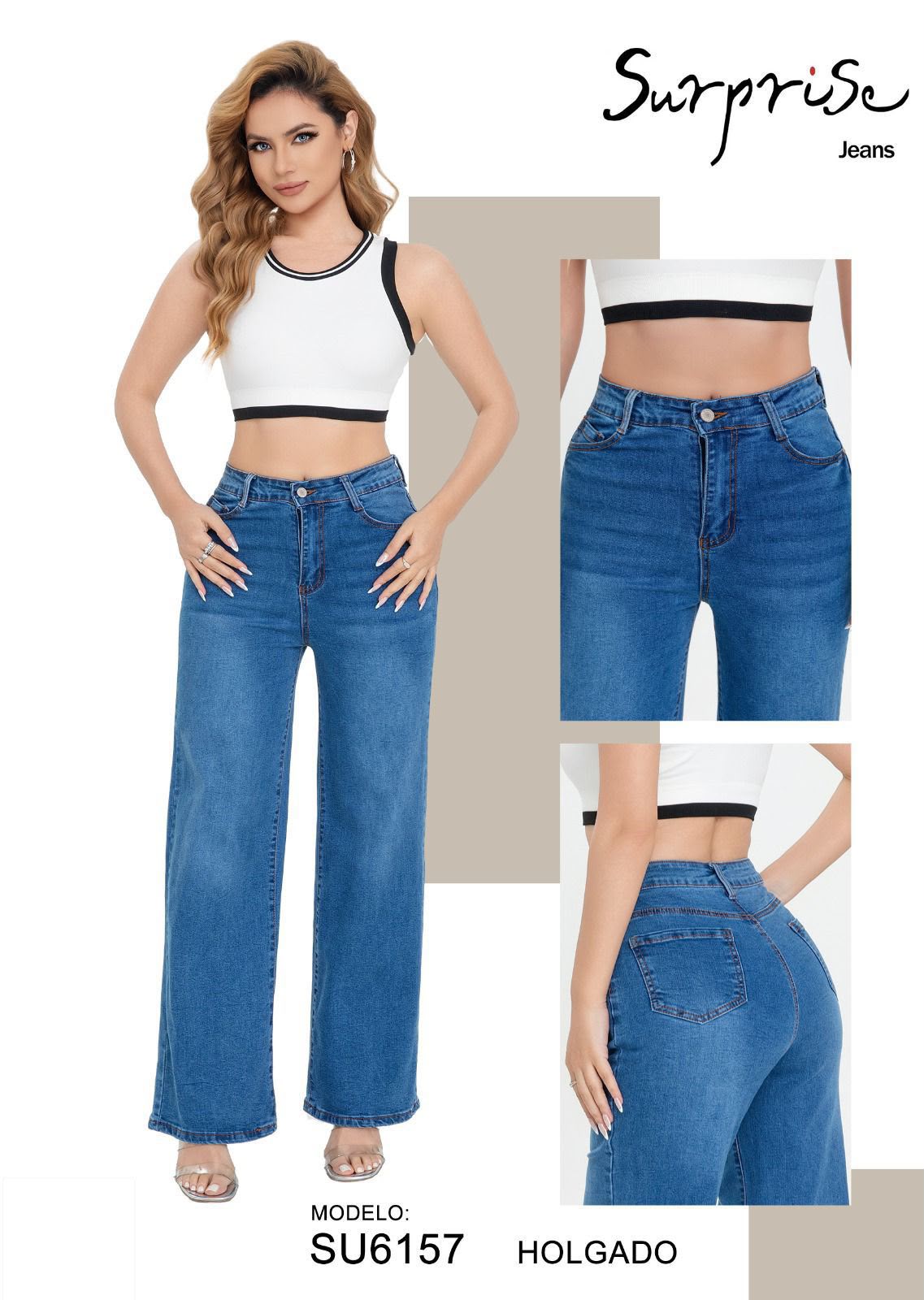 Pantalón Holgado Casual para Dama - SU6157
